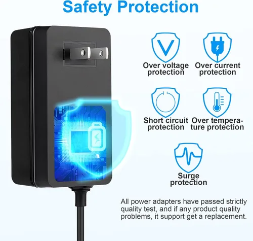 Vista 3 de Adaptador de fuente de alimentación de 12 V, transformador de fuente de alimentación de 100 V-240 V CA a 12 V 5 A con conector convertidor LED