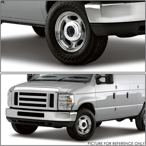 Vista 7 de DNA Motoring Tapa central de rueda delantera compatible con 94-08 F250 / F350 / E150 / E250 / E350 / E450, compatible con modelos 4WD 16x7 rueda