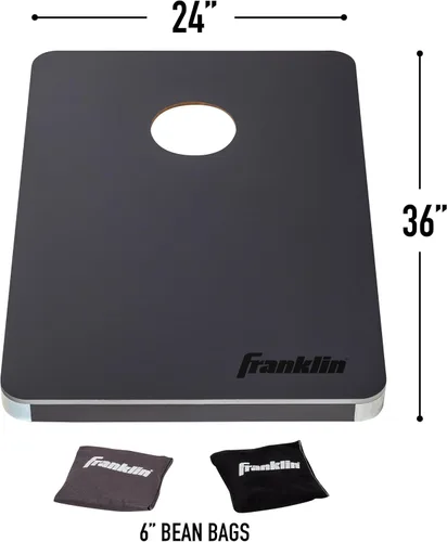 Vista 3 de [Usado] Franklin Sports Cornhole Game Sets - Portable Cornhole Boards + Bean Bags - (2) Cornhole Boards + (8) Bean Bags Included - Perfect Beach +