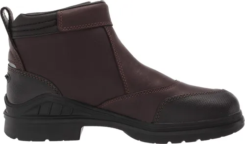 Vista 6 de Ariat Barnyard - Botas de trabajo con cremallera lateral, cómodas botas impermeables para mujer, Café Oscuro, 5.5
