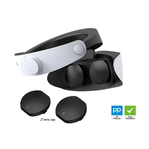 Vista 3 de NUHFUFA Eyewear Lens Caps Compatible with PSVR2, Lens Protective L&R Covers Dust-Proof & Anti-Scratch Headset Glasses Protector for PSVR2