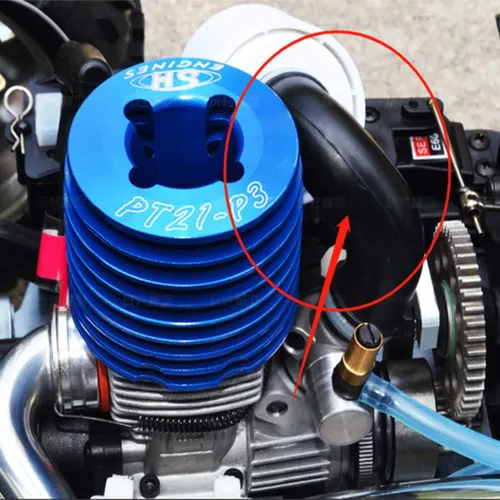 Vista 4 de ShareGoo - Limpiador de filtro de aire RC 1/8, piezas mejoradas, compatible con motor SH.28 compatible con HSP Axial Traxxas Redcat Losi Himoto 1/8
