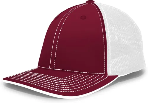 Vista 8 de Pacific Headwear Gorra unisex Pacific Headwear Trucker Flexfit® para adultos Grafito/Negro/Negro
