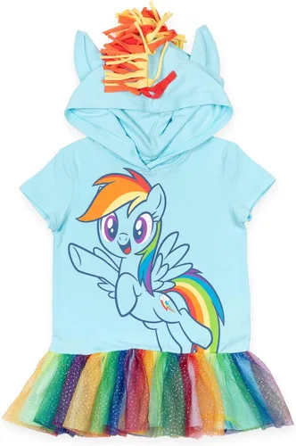 Vista 4 de My Little Pony Rainbow Dash Pinkie Pie - Camiseta y leggings para cosplay para niñas de niños pequeños a niños grandes