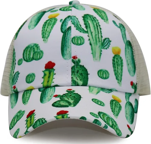 Vista 2 de Gorra de béisbol de cola de caballo para mujer ajustable vintage lavada gorra de mezclilla
