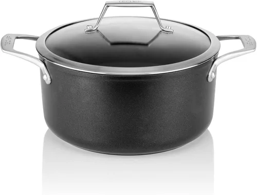 Vista 10 de TECHEF - Colección Onyx - Cacerola de 2 cuartos con tapa de cristal, recubierta con nuevo revestimiento antiadherente de teflón platino (sin PFOA)