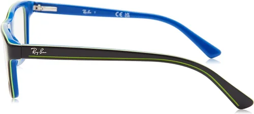 Vista 3 de Ray-Ban Marcos cuadrados para anteojos graduados Ry1536 para niños, Gris oscuro sobre azullente de demostración