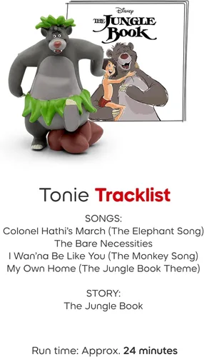 Vista 5 de Toniebox 2 Audio Player Disney Bundle for Kids 3+ with Lightning McQueen, Simba, Winnie The Pooh, and Baloo - Sky Blue Azul cielo