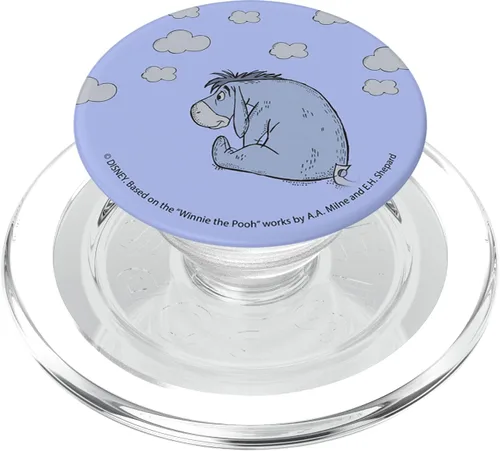 Vista 8 de Disney Winnie The Pooh Eeyore Cloudy Day Portrait PopSockets intercambiables PopGrip