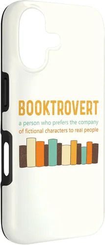 Vista 3 de Booktrovert Book Lover Book Worm Reading Nerd Retro Colors Case for iPhone 17