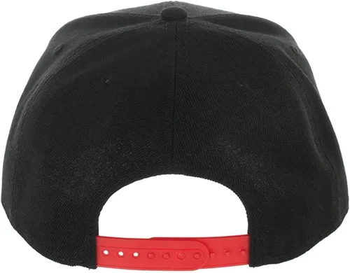 Vista 4 de Bioworld Chainsaw Man Logo & Pochita Sombrero El Snapback Precurve Negro Para Hombre