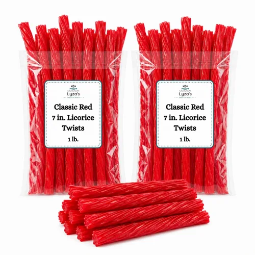 Vista 15 de Licorice Lovers Candy Bundle - Pack of 8 - Old Fashioned Jumbo 7 in. Licorice Twists - Assorted Flavors - 8 oz. Bags