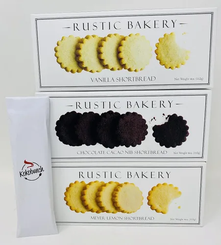 Vista 2 de Galletas de mantequilla Pan Meyer Lemons Vainilla Chocolate Cacao Nib 4oz 3Pack
