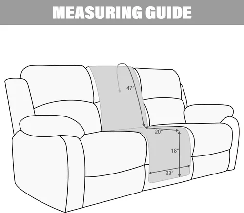 Vista 3 de Funda impermeable para sofá reclinable, funda antideslizante para silla reclinable, protector de muebles, funda de sofá lavable para perros y niños