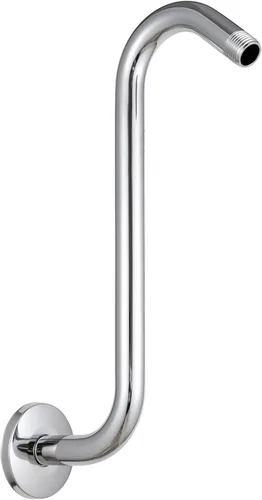 Vista 28 de Brazo de extensión de cabezal de ducha OFFO de 6 pulgadas, brazo de ducha en forma de "S" de cuello de ganso de alto rendimiento con brida en oro