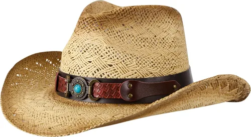 Vista 14 de Sombrero vaquero de paja con banda decorada, para disfraces de niños, de Simplicity