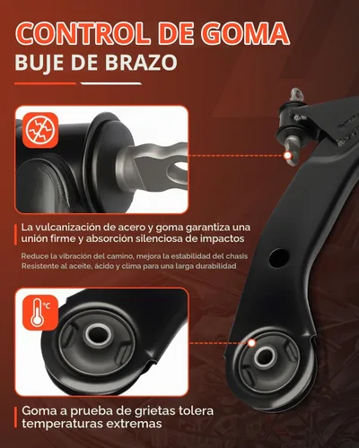 Vista 5 de Kit completo de suspensión delantera de 10 piezas para Toyota Corolla 2003 2004 2005 2006 2007 2008