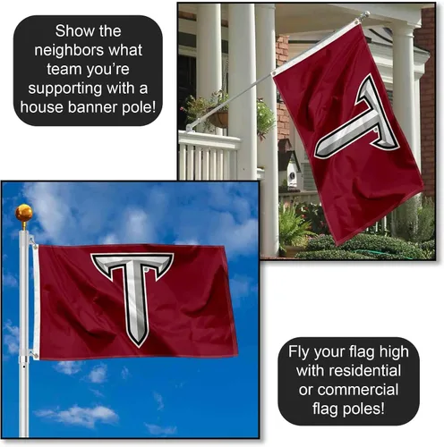 Vista 3 de Troy Trojans Power T Bandera