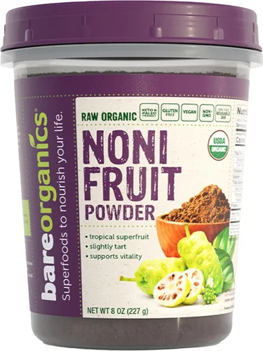 Vista 3 de BareOrganics Amla Powder - Polvo orgánico de grosella espinosa india, amla finamente molido para batidos, tés y recetas, sin OMG, vegano, 8 onzas