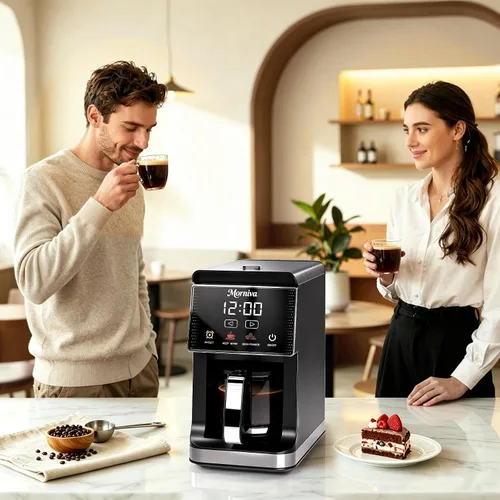 Vista 7 de Cafetera de goteo con molinillo integrado de 5 tazas