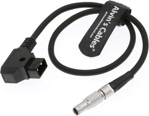 Vista 6 de Alvin's Cables Cable de alimentación de ángulo recto macho D-Tap a 2 pines para Teradek Bond, Teradek Bolt, monitor SmallHD 17.7 in 18 pulgadas