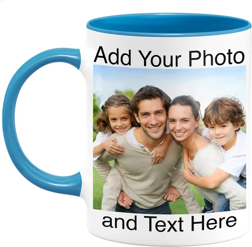 Vista 12 de Taza mágica personalizada, taza de café personalizada con cambio de color, taza de café personalizada de 11 onzas con foto, imagen, taza de café