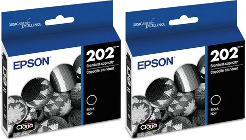 Vista 7 de Epson 202 Claria Ink Cartucho negro de capacidad estándar (T202120-S) funciona con Workforce WF-2860, Expression XP-5100