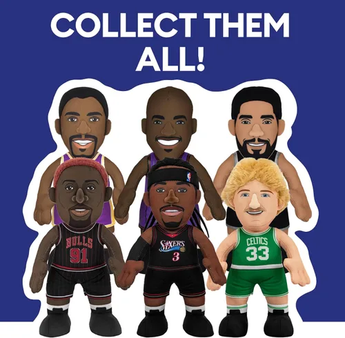 Vista 9 de Boston Celtics - Figura de peluche de Larry Bird de 10 pulgadas, una leyenda para jugar o exhibir
