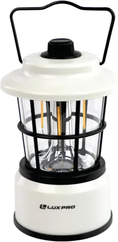Vista 5 de LUXPRO LP1536 Rechargeable Retro Lantern 500 Lumens Dual Power LED Camping Lantern (Pink, 1 Pack, Rechargeable)