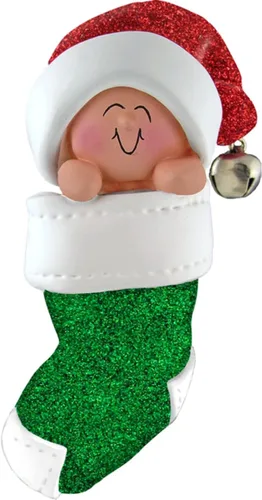 Vista 7 de Adorno personalizado para la primera Navidad del bebé 2025, recuerdo de Navidad para niña o niño, adorno personalizado para recién nacido, mi