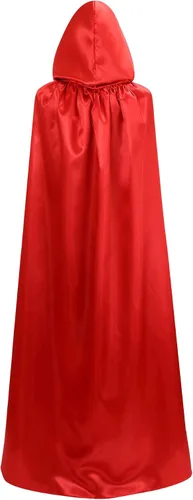 Vista 4 de Makroyl Capa reversible unisex con capucha para Navidad, Halloween, fiesta, vampiros, disfraces de cosplay