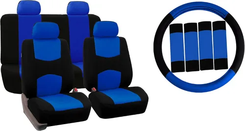 Vista 13 de Fundas para asiento FH GROUP FH-FB050102 planas, para la mayoría de los autos, camiones, furgonetas o camionetas, Beige-FH2033