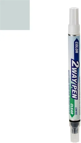Vista 32 de Aerosol para pintura de retoque automotriz Dodge Stratus - Capa transparente metálica de acero plateado A4/DA4 - Paquete todo incluido