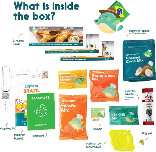 Vista 4 de eat2explore Kits de cocina para niños de 15 piezas - Juegos de cocina interactivos y educativos para niños reales para edades de 5 años en adelante