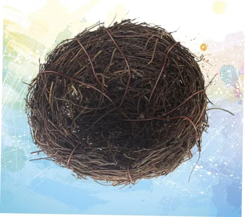Vista 9 de Holibanna Nidos de pájaros para manualidades, nido para pájaros, chocolate, nidos de Pascua, nidos de pájaros naturales, nido de pájaros, huevos
