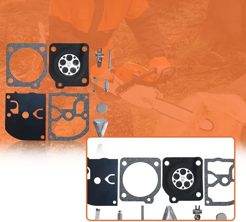Vista 3 de Kit de carburador de motosierra para motosierra Jonsered 2050, 2045, 2041 con carburador para Zama