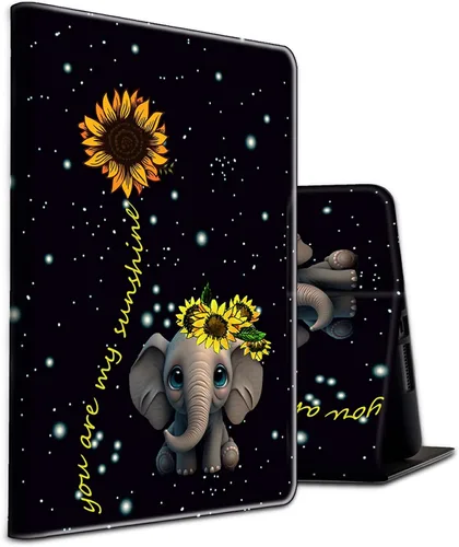 Vista 54 de Funda para tablet Fire 7 (12ª generación, versión 2022), delgada, a prueba de golpes, delgada, de piel sintética, con función de apagado/encendido