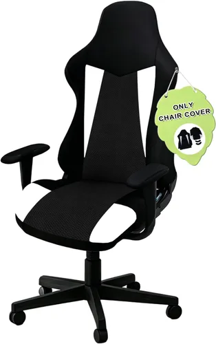 Vista 14 de Fundas para Sillas Gaming Solamente, Elásticas Suaves Gruesas de Malla Transpirable Resistentes a Rayones Funda de Asiento para Silla Gaming con 2