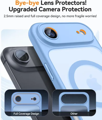 Vista 78 de CANSHN Funda magnética compatible con iPhone Air (6.5 pulgadas), mejorada [protección completa de la cámara] [compatible con Magsafe]