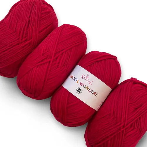 Vista 29 de Wool Wonders - Ovillo de lana para tejer, paquete de 4 (640 yardas/14.11 oz), patrones libres, hilo de lana para tejer, Aran/pesado #4