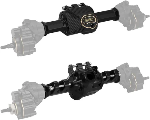 Vista 6 de GLOBACT Carcasa de eje trasero de latón 11.99 oz Contrapeso para 1/10 TRX4, negro