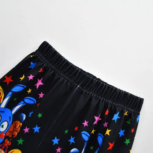 Vista 5 de Conjunto de pantalones para niños, conjunto de camisa gráfica de manga larga para disfraz