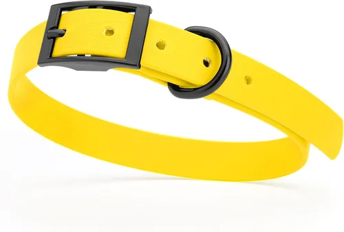 Vista 12 de Dogline Biothane - Collar impermeable para perro con hebilla de liberación rápida, resistente cincha de nailon recubierta con resistente y a prueba
