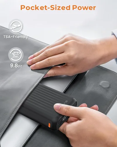 Vista 7 de Paquete de batería para chaqueta térmica de 12 V y 18400 mAh para Wulcea, Genovega, paquete de batería portátil para chaqueta térmica con pantalla