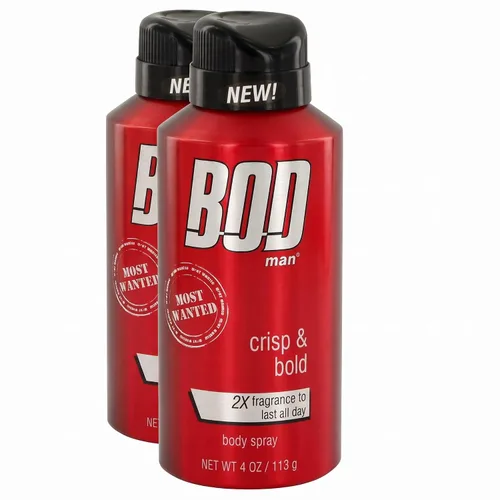 Vista 7 de BOD man Fragancia corporal en aerosol, Most Wanted, 8 fl oz