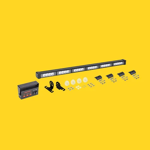 Vista 9 de lamphus SolarBlast sbls64 29" 24 W LED Advertencia Tráfico de Emergencia Advisor – Barra de luz ámbar azul, Azul
