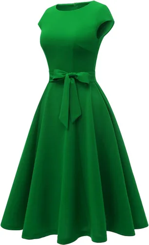 Vista 2 de DRESSTELLS - Vestidos de cóctel para mujer, vestido formal para invitadas de boda, vestido de noche discreto para festividades, iglesia y fiestas
