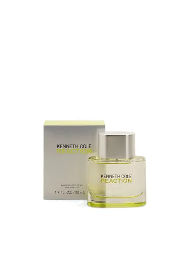 Vista 3 de Kenneth Cole Reaction Eau de Toilette en Spray Colonia para Hombre, Notas de Lima Jugosa, Manzana Verde Crujiente, Pachulí, Fragancia Cítrico Verde