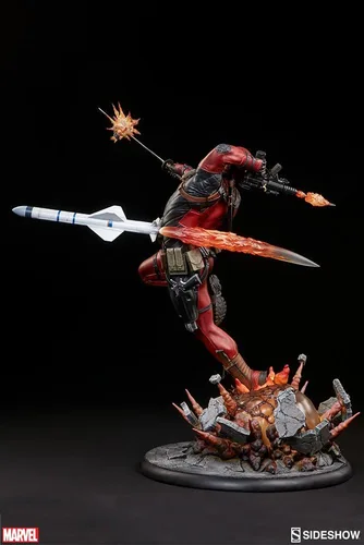 Vista 5 de Sideshow Collectibles SS300511 Marvel Deadpool Heat-Seeker Figura de formato premium