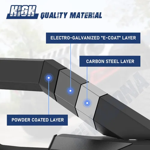 Vista 8 de Parachoques delantero Wrangler Gladiator para Jeep Wrangler JL 2018-2026 y JK 2007-2018 y Gladiator JT 2019-2026, HAWKLEY parachoques delantero